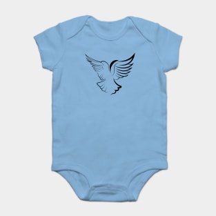 bird art Baby Bodysuit